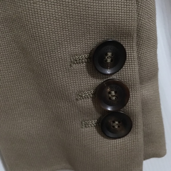 GUCCI Women’s Blazer Size XS / Small Beige Belt - Picture 5 of 8